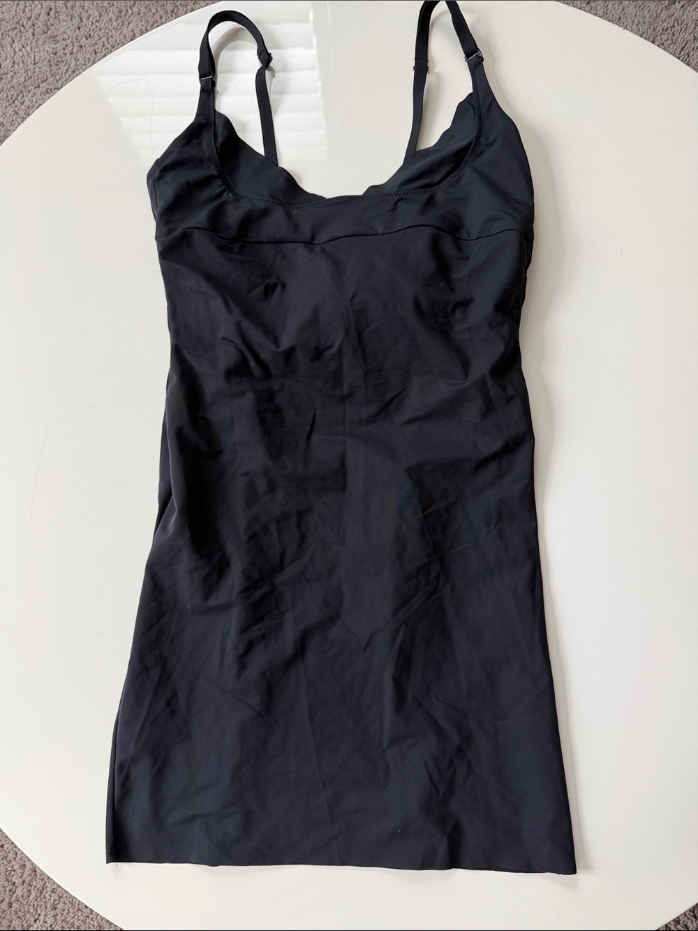 Flexees Black Shaping Slip Dress